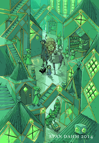 Illustration for article titled These Stunning Illustrations Restore Awe And Wonder To The Wizard Of Oz